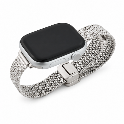 Milanese Weave Magnetic Folding Clasp Apple Watch Band