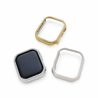 Single Row Diamond Apple Watch Frame