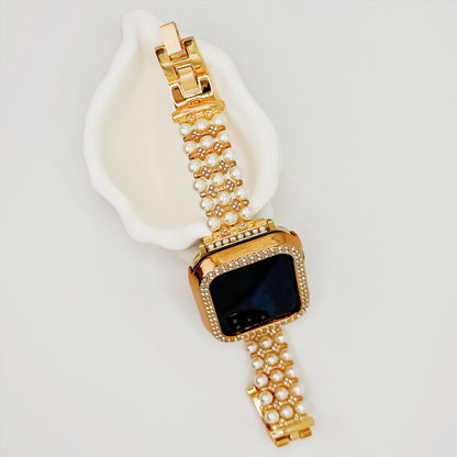 Triple-Pearl Bracelet Band for Apple Watch