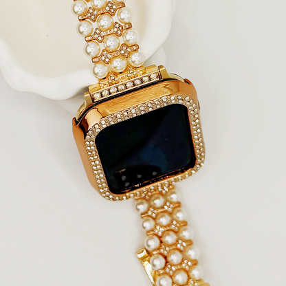 Triple-Pearl Bracelet Band for Apple Watch