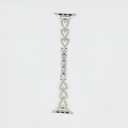 Heart Pearl-Link Band for Apple Watch