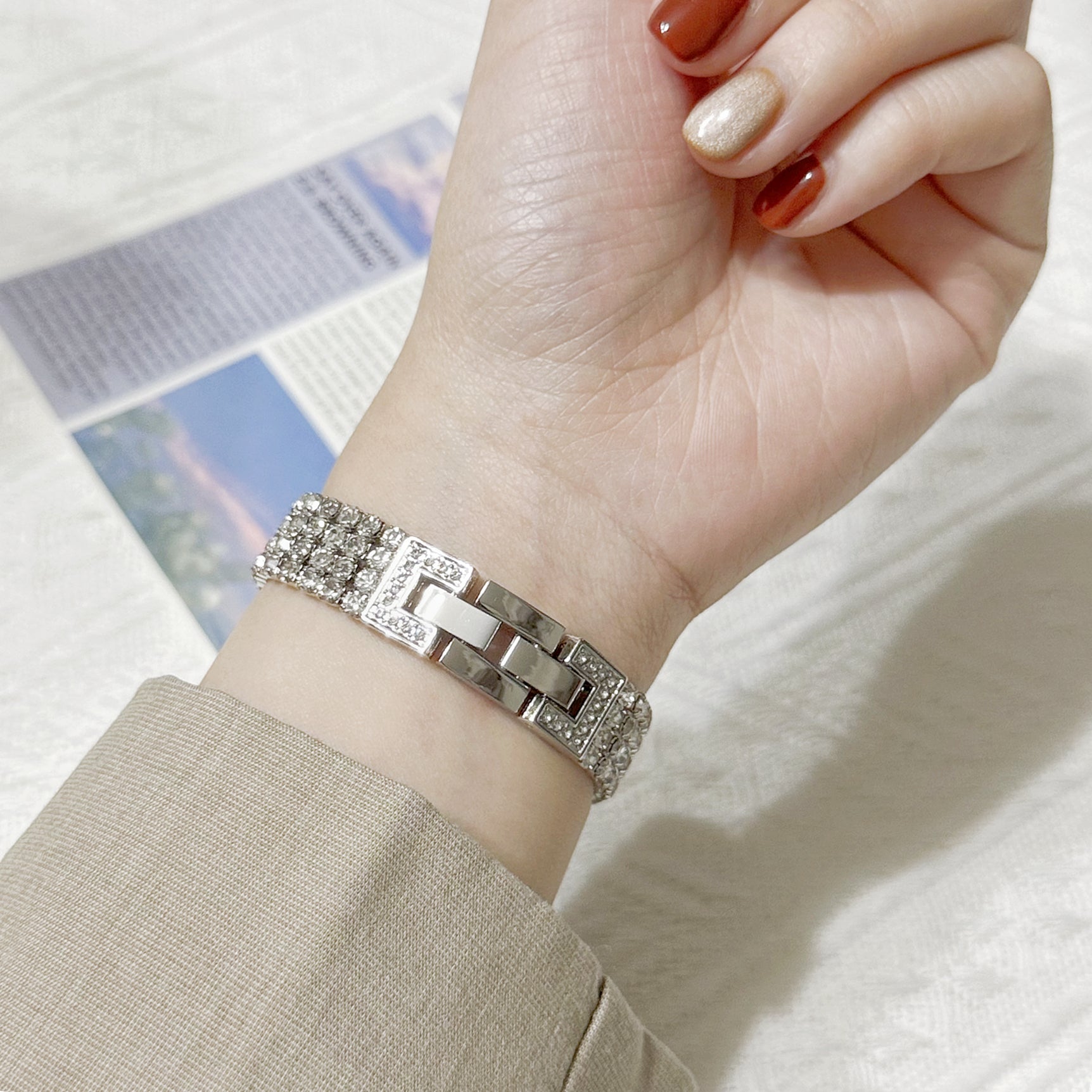Four-Row Sparkling Band for Apple Watch