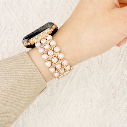 Triple-Pearl Bracelet Band for Apple Watch