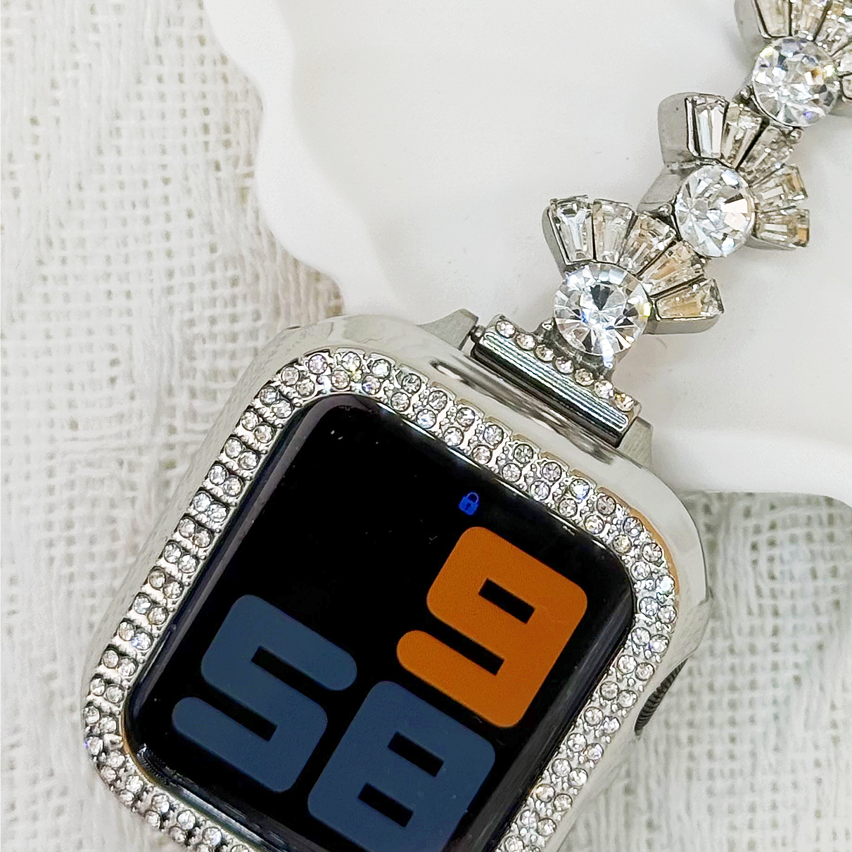 Skirt-shape Sparkle Band for Apple Watch