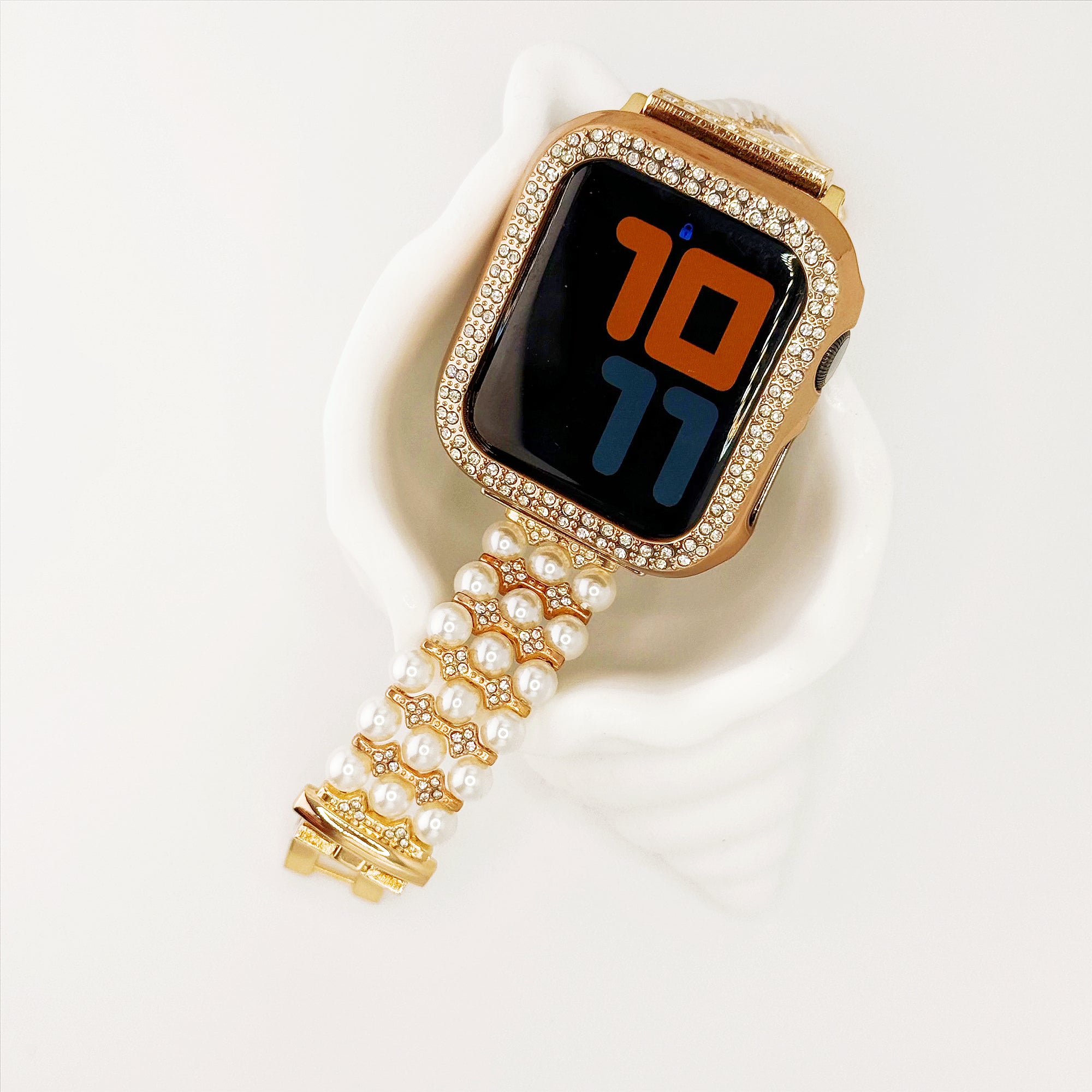 Triple-Pearl Bracelet Band for Apple Watch