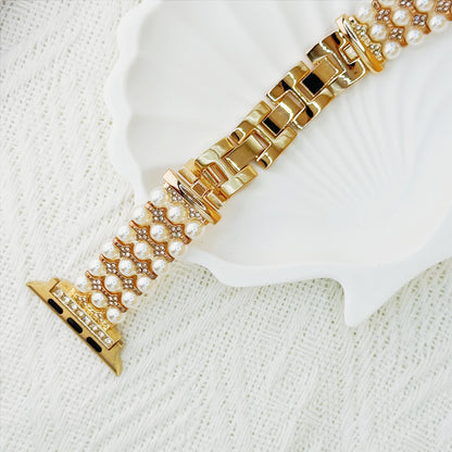 Triple-Pearl Bracelet Band for Apple Watch
